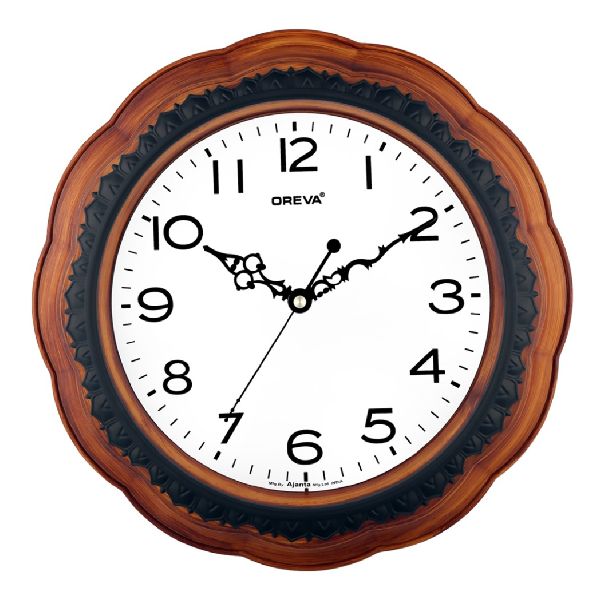 AQ 6087 SS Fancy Analog Clock