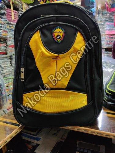 Black & Yellow School Bag