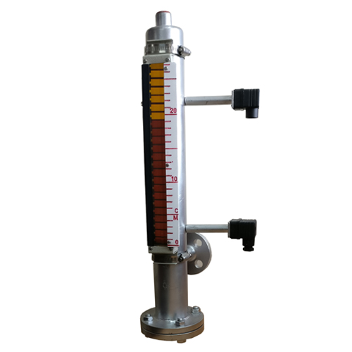 Level Gauge with switches - Bicolor type Side mounted