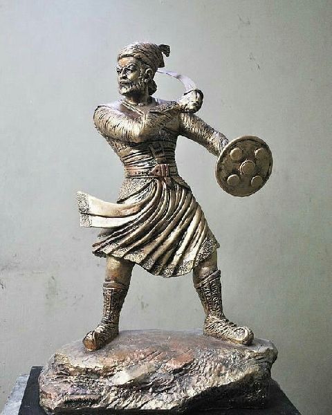 Metal Maharana Pratap Statue