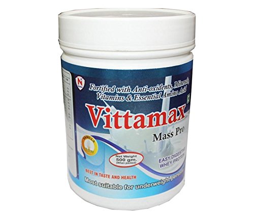 Vanilla Flavored 500gm Mass Pro Protein Powder