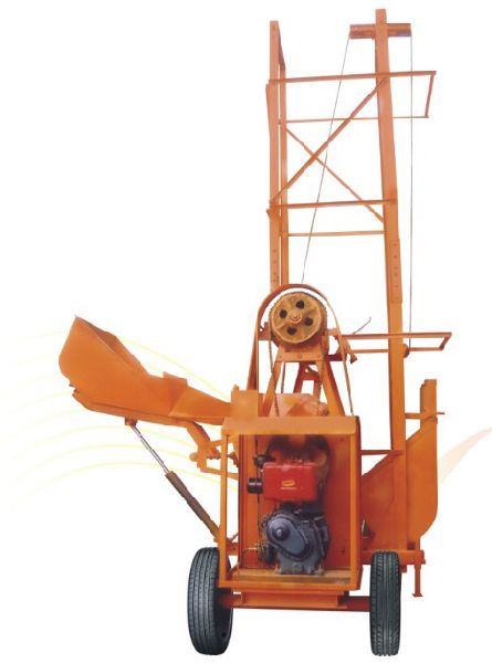 Concrete Mixer with Lift