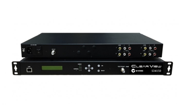 SD4150 Premium Quad SD MPEG2 Modulator