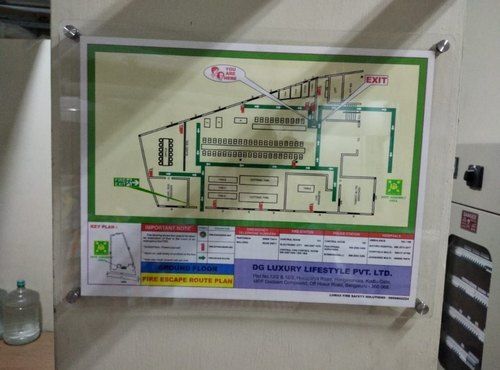 Escape Route Plan Map
