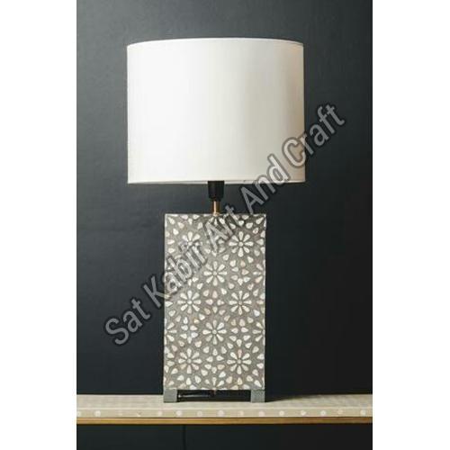 Mother of Pearl Inlay Table Lamp