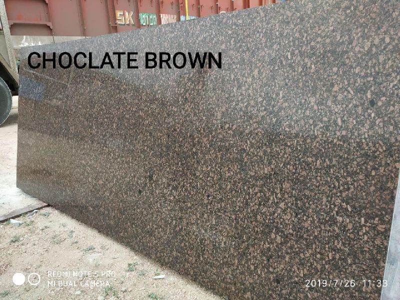Chocolate Brown Granite Slab