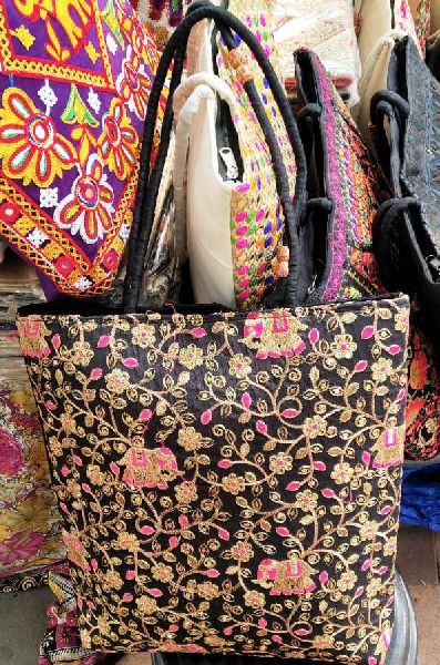 Multicolor Handicraft Embroidered Handbag