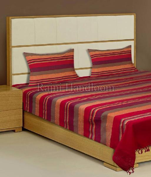 Rajain Handloon Dabal Bed Sheet (RHDBC0029)