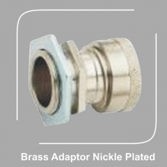 Brass Adaptor Nickel plated