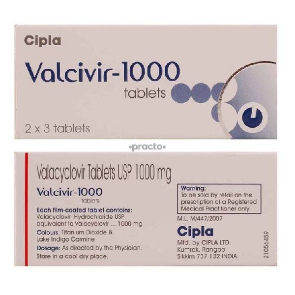 1000 Mg Valcivir Tablets