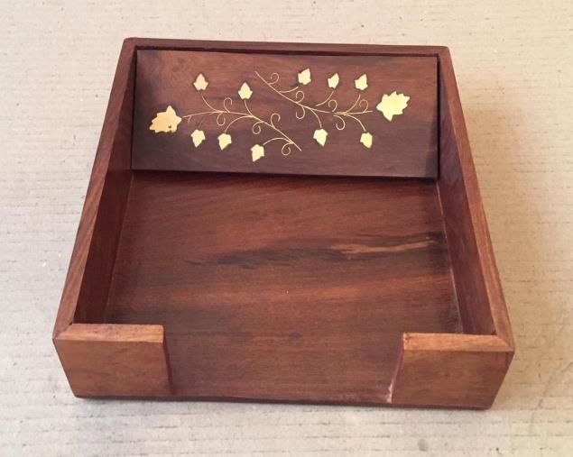 Wooden Tissue Box