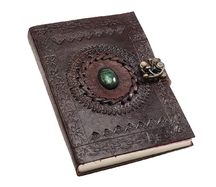 Genuine Leather Engraved Handmade Paper Diary