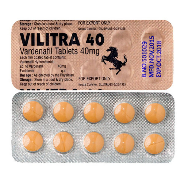 Levitra Vardenafil 40mg Tablets