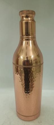 Copper Hammered Water Bottle 01