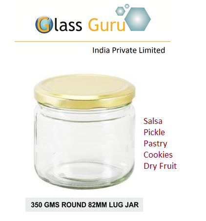 350ml Lug Glass Jar