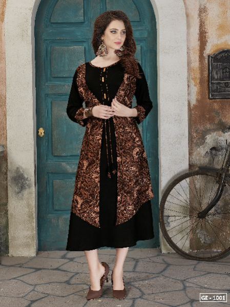 GE-1001 GLAM VOL-1 Rayon Cotton Kurti