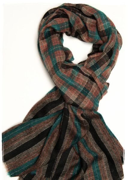 Pure Pashmina Check Shawl