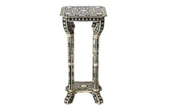 MB263 Bone Inlay End Table