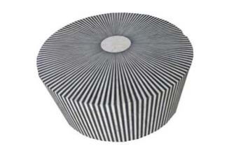 MB266 Bone Inlay End Table