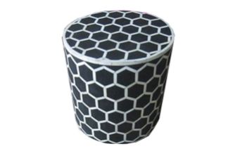 MB269 Bone Inlay End Table