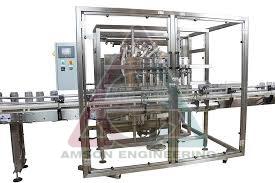 4 Head Automatic Linear Piston Filling Machine