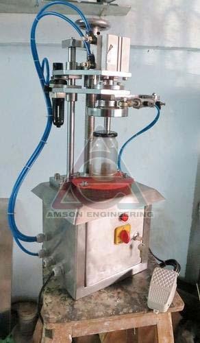 Semi Automatic Pneumatic Lug Capping Machine