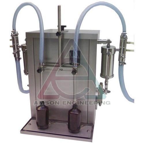 Two Head Automatic Linear Piston Filling Machine