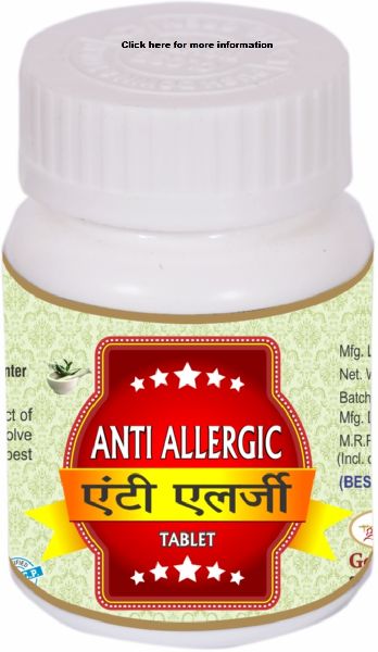 Anti Allergic Tablets