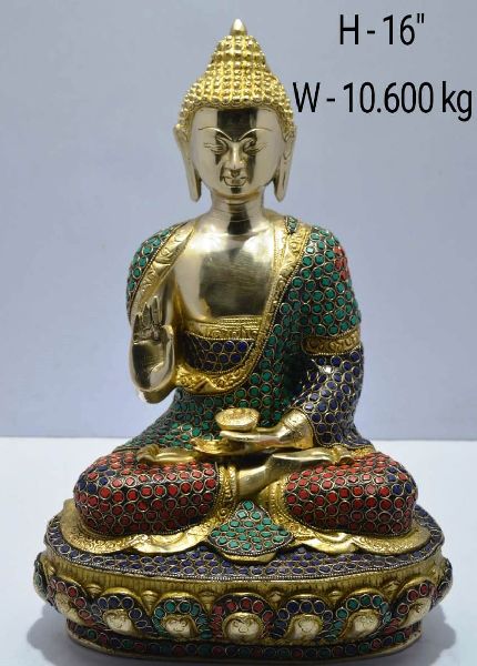 Brass Buddha Statue 01