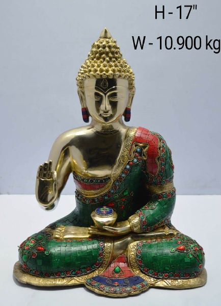 Brass Buddha Statue 03