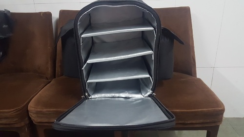 Black Insulated Delivery Bag