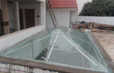 Glass Canopy Hardware System