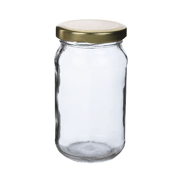 250gm Round Glass Jar