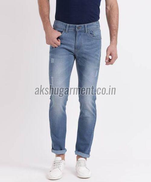 Mens High Waisted Jeans