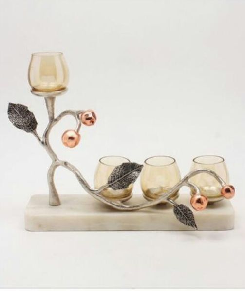 Marble Glass Candle Holder Manufacturer Supplier in Noida India