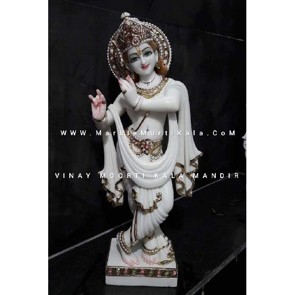 White Marble Krishna