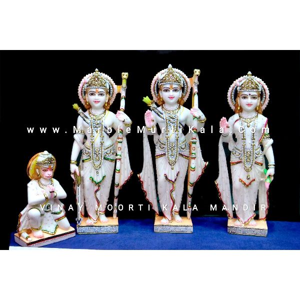 White Marble  Ram Darbar Idol
