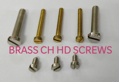 Brass Cheesehead Screws