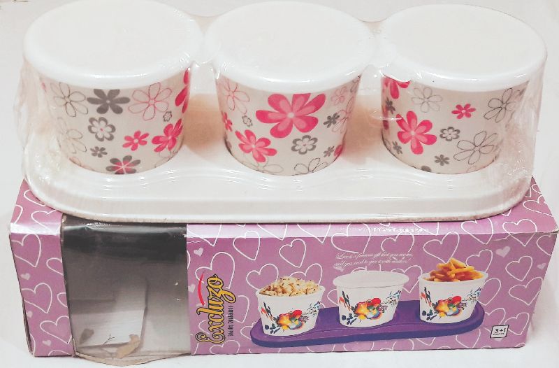 Glass Pudding Set