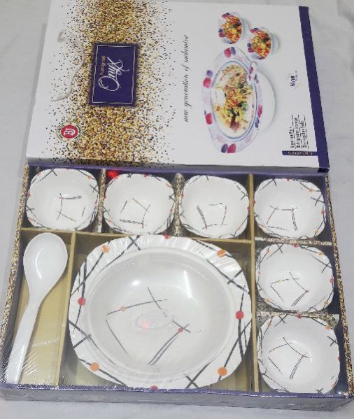 Glass Pudding Set