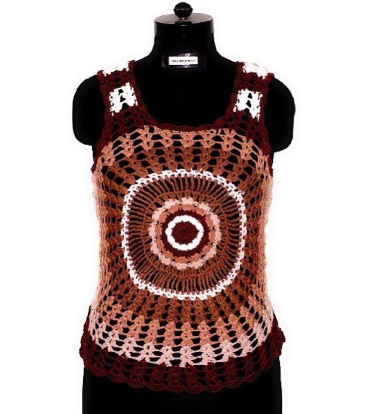 Crochet One Flower Top