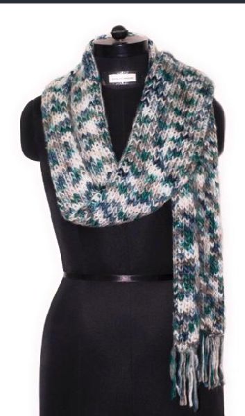 Knitted Acrylic Woollen Scarf