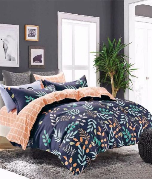 Blue Cotton Bed Sheets