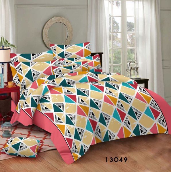 Geo Cotton Bed Sheets