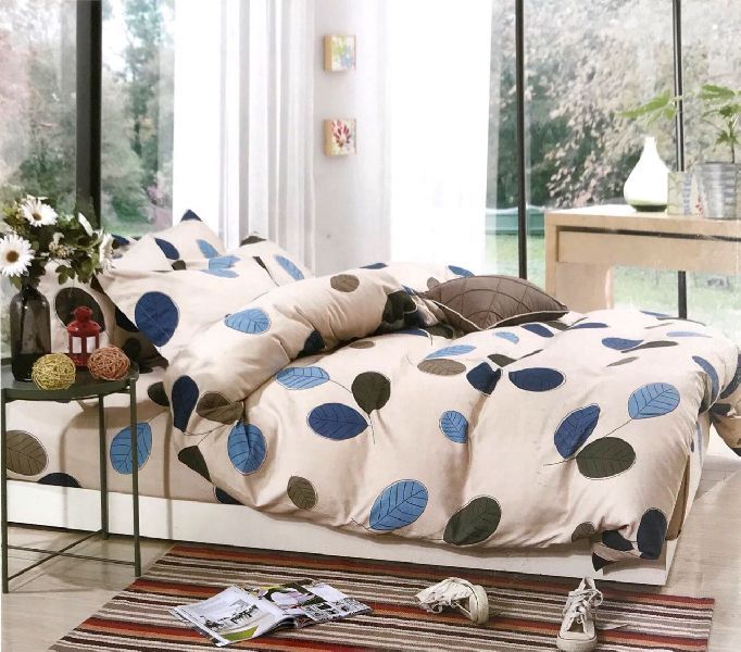 Leaves Cotton Bed Sheets