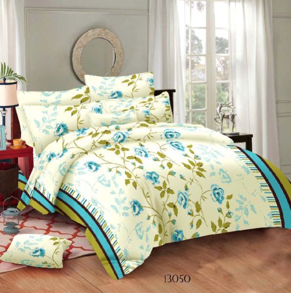 White Cotton Cotton Bed Sheets