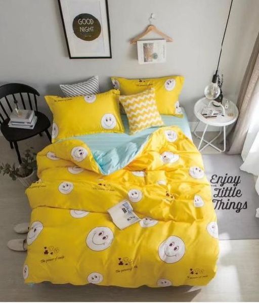 Yelow Cotton Bed Sheets