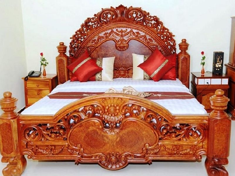 Wooden Carving Bed