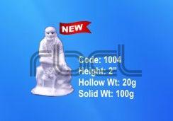1004 Sterling Silver Sai Baba Statue