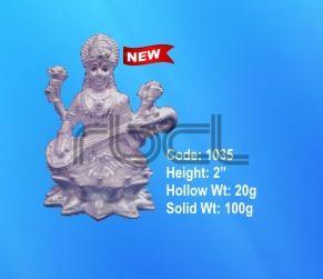 1035 Sterling Silver Saraswati Statue